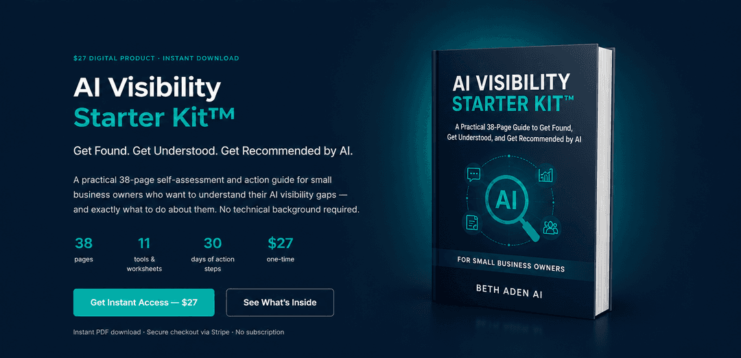 AI Visibility Starter Kit™ — 38-page digital guide